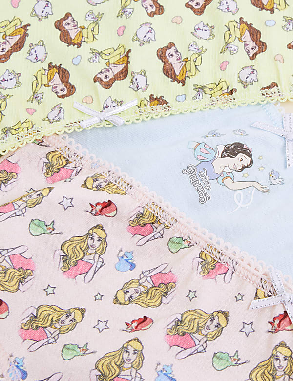 5pk Pure Cotton Disney Princess™ Knickers (2-12 Yrs)