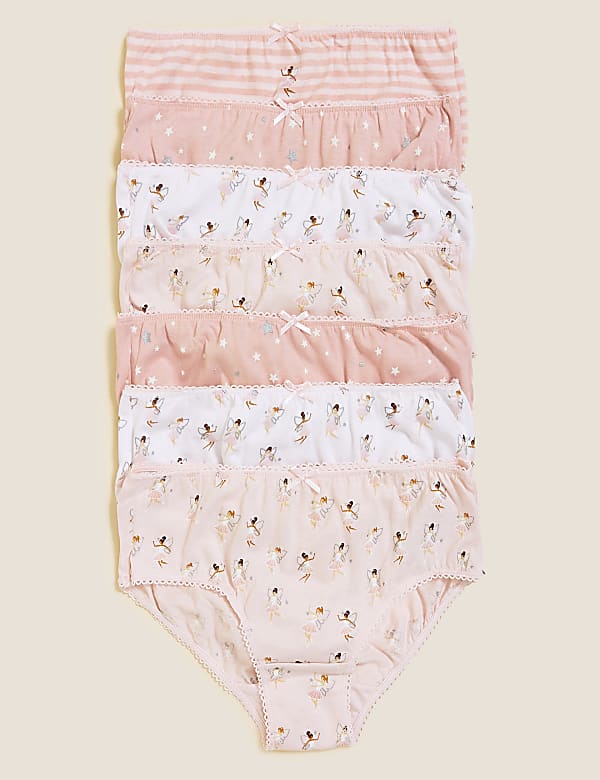 7pk Pure Cotton Ballerina Knickers (18 Mths-16 Yrs)