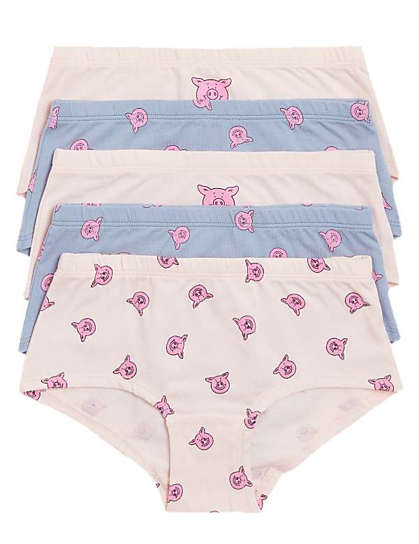 5pk Cotton with Stretch Percy Pig™ Shorts