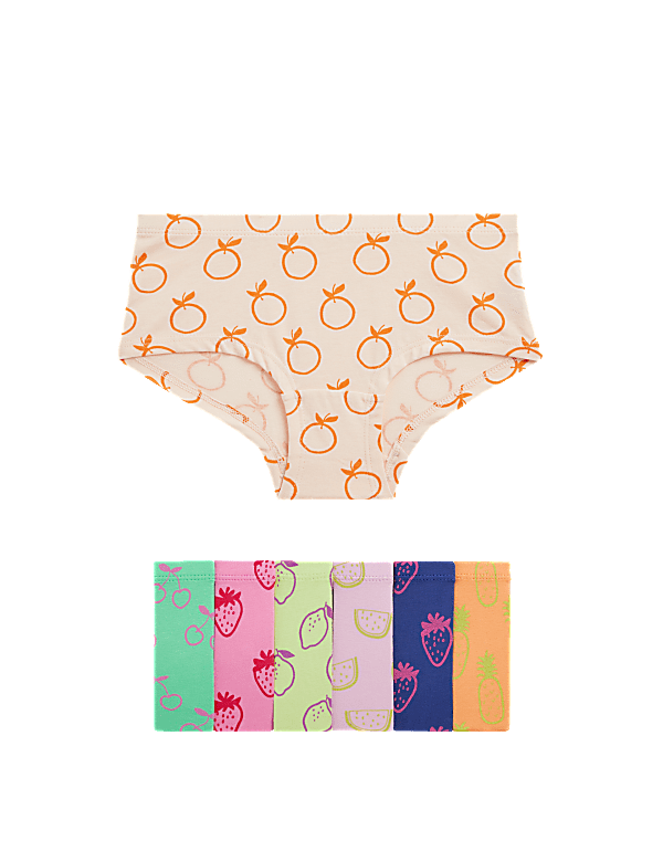 7pk Cotton Rich Fruit Shorts