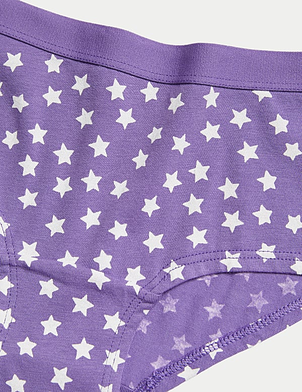 7pk Cotton Rich Stars Shorts (5-16 Yrs)