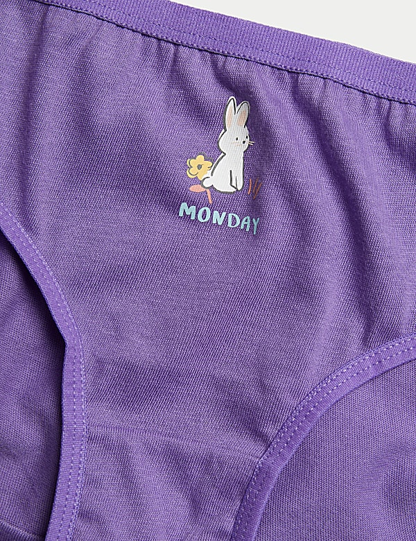 7pk Pure Cotton Animal Knickers (2-12 Yrs)