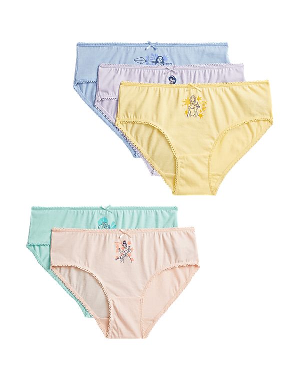 5pk Pure Cotton Disney Princess™ Knickers (2-10 Yrs)