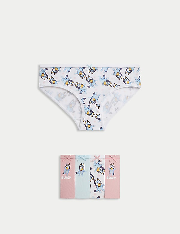 Set van 5 katoenen Bluey™-slips met stretch (2-8 jaar) - BE