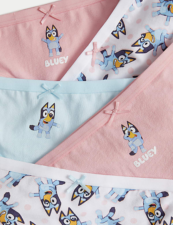 5pk Cotton with Stretch Bluey™ Knickers (2-8 Yrs)