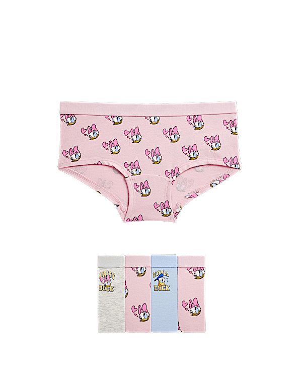 5pk Cotton with Stretch Daisy Duck™ Shorts (5-16 Yrs)