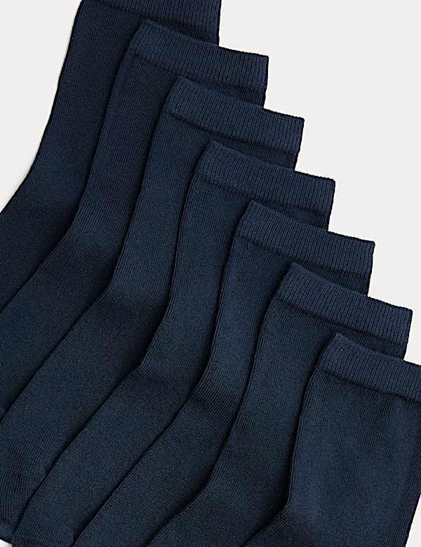 7 Pack of Ankle School Socks