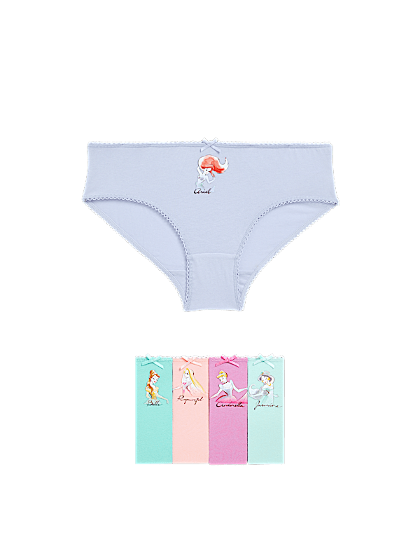 5pk Disney Princess Knickers (2-8 Yrs)