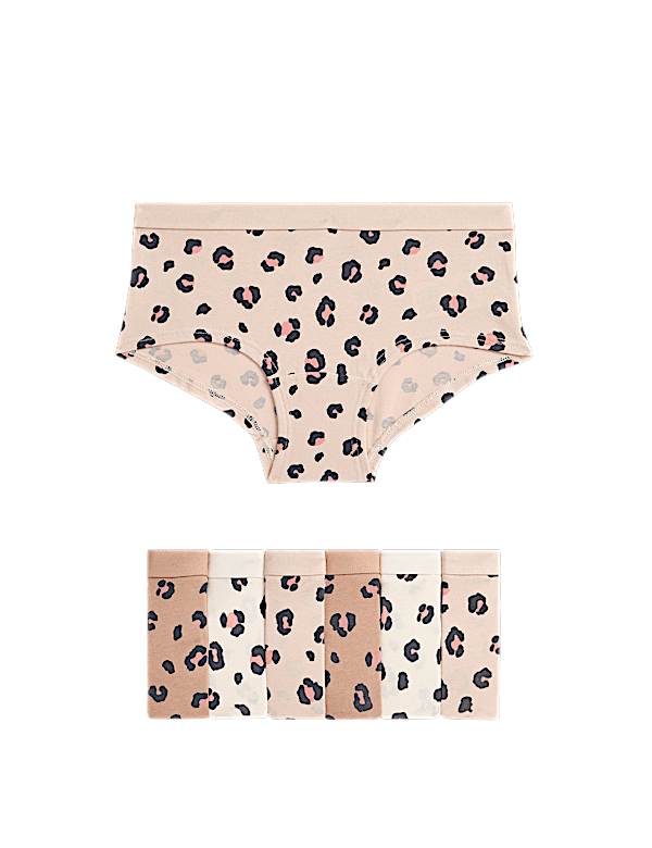 7P AOP LEOPARD SHORTS