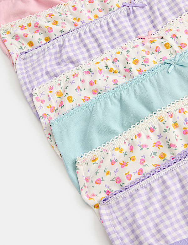 7 Pack Cotton Rich Floral Knickers (18 Mths - 16 Yrs) - CA