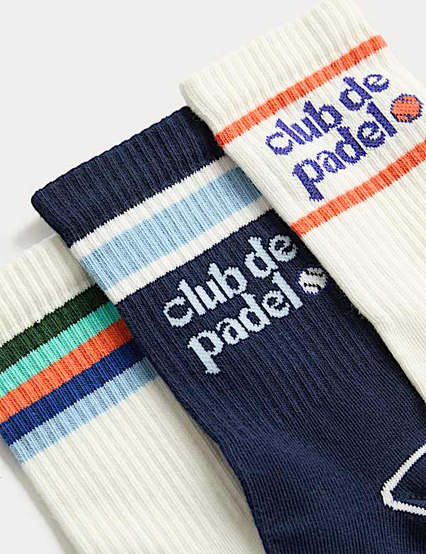 3 Pack Sports Socks (6 Small - 7 Large) - BE