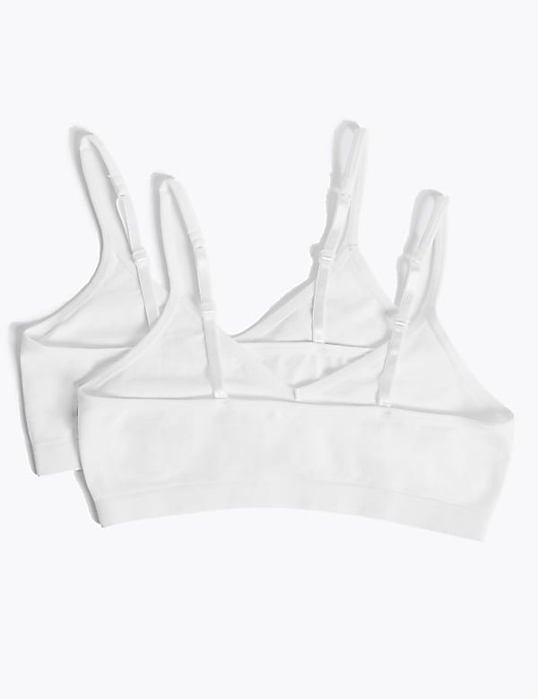 2pk Seamfree Crop Tops (9-16 Yrs)
