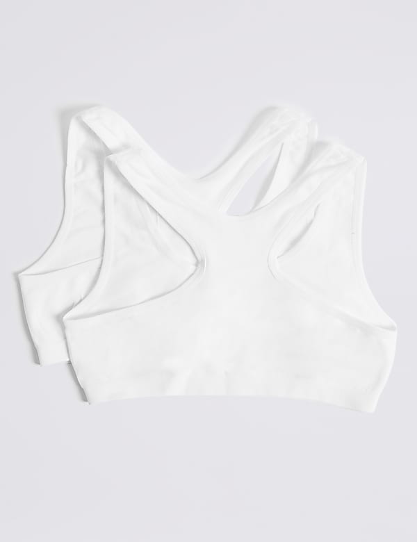 2pk Seamfree Crop Tops (9-16 Yrs)
