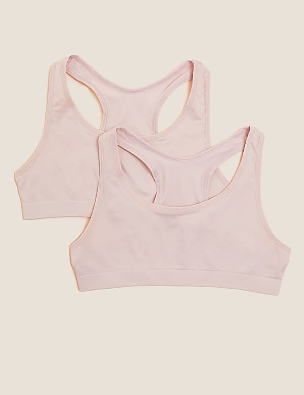 2pk Seamfree Crop Tops (6-16 Yrs)