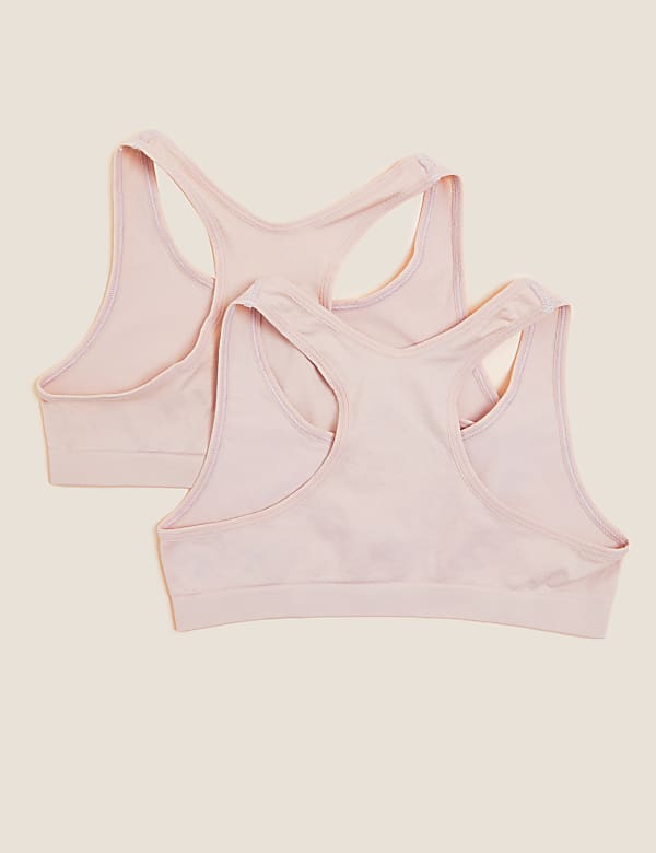 2pk Seamfree Crop Tops (6-16 Yrs)