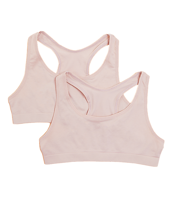 2pk Seamfree Crop Tops (6-16 Yrs)