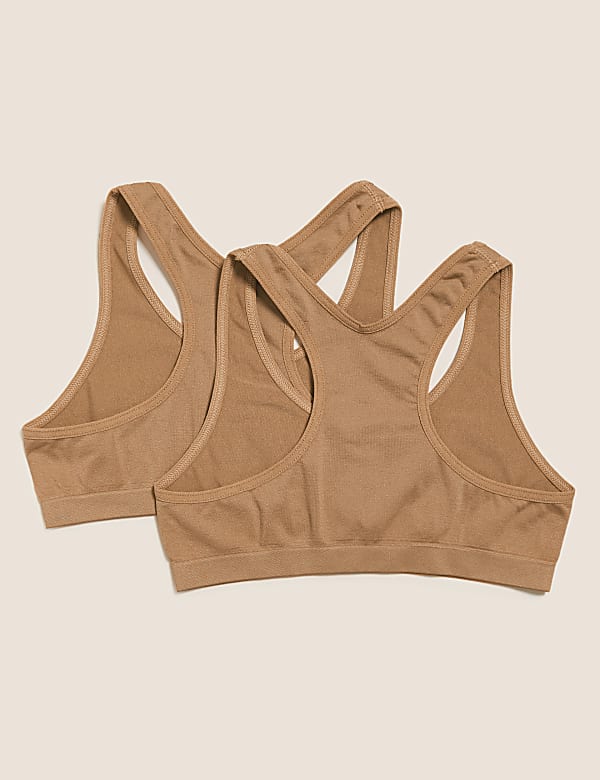 2pk Seamfree Crop Tops (6-16 Yrs)