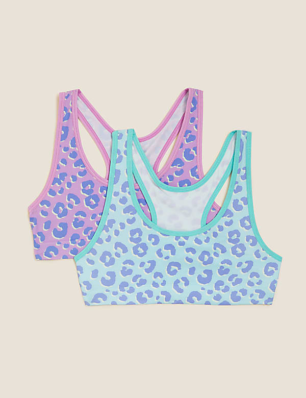 2P SF Leopard Print Crop (6-16 Yrs)