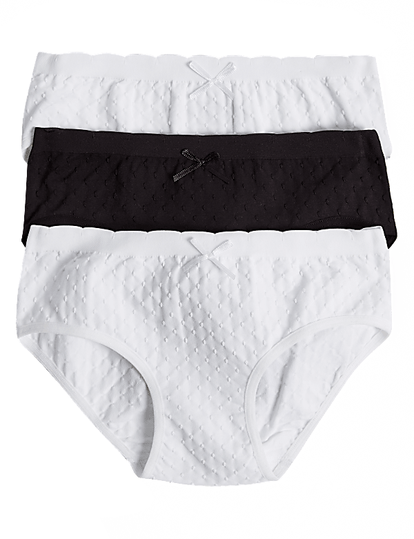 3 Pack Seamfree Bikini Knickers (6-16 Years)