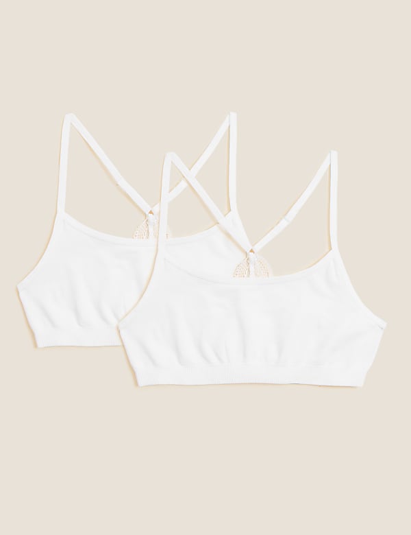 2pk Seamfree Crop Tops (9-16 Yrs)