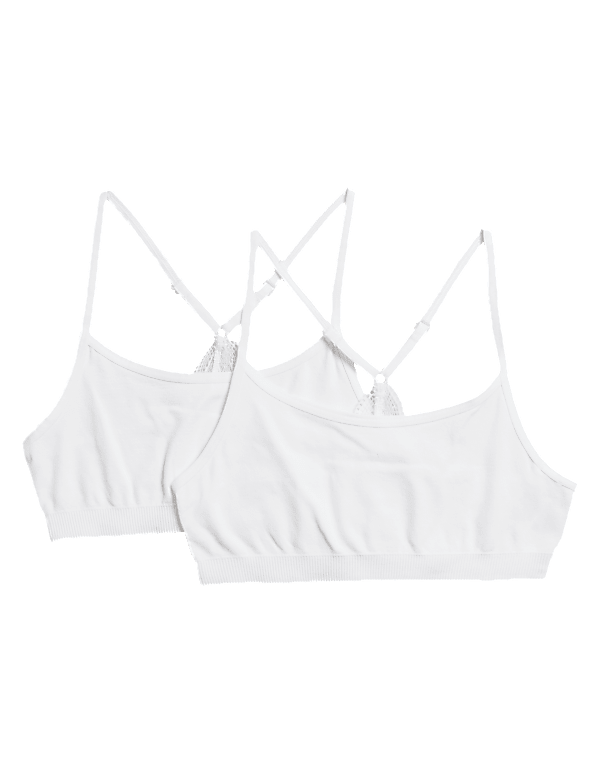 2pk Seamfree Crop Tops (9-16 Yrs)