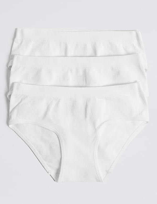 3 Pack Seamfree Bikini Knickers (6-16 Years)