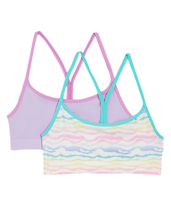 2P SF Zebra Strappy Back Crop (9-16 Yrs)