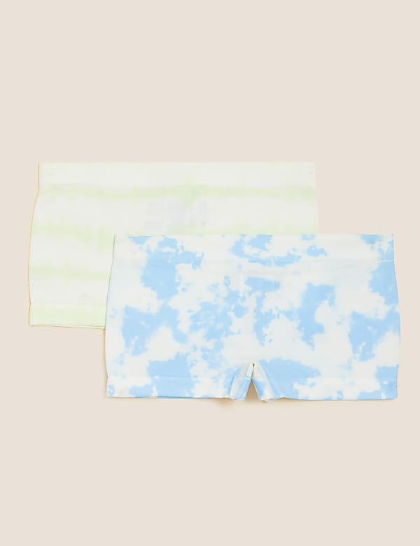 2pk Seamfree Tie Dye Shorts (9-16 Yrs)