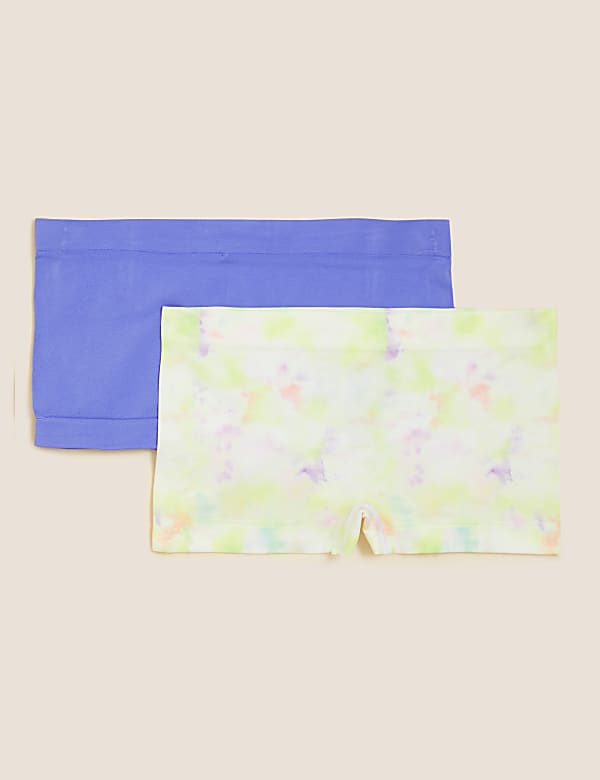 2pk Seamfree Tie Dye Shorts (6-16 Yrs)
