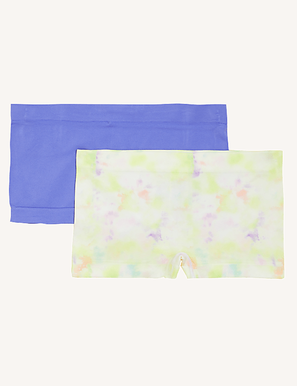 2pk Seamfree Tie Dye Shorts (6-16 Yrs)