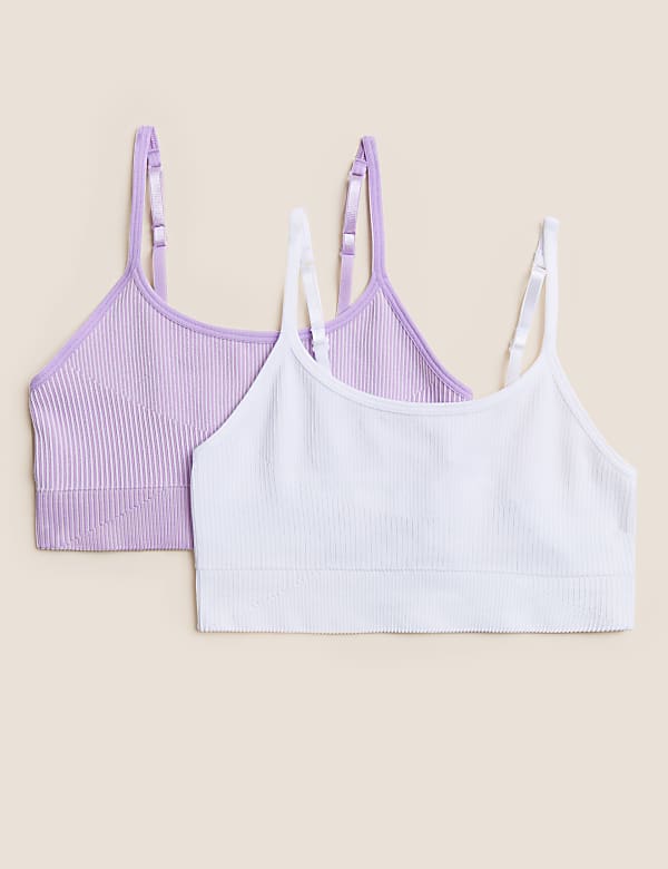 2pk Seamfree Crop Tops (9-16 Yrs)