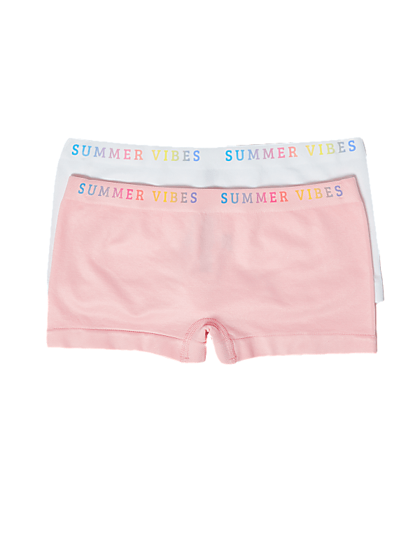 2 Pack Seamfree Shorts (6-16 Yrs)