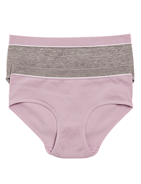 2pk Seamfree Knickers (6-16 Years)