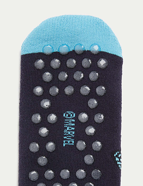 Κάλτσες-παντόφλες Spider-Man™ με υψηλή περιεκτικότητα σε βαμβάκι (6 Small - 7 Large), σετ των 2 - GR