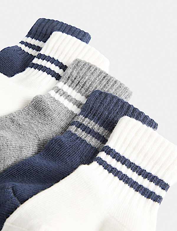 Lot de 5 paires de chaussettes sport b&eacute;b&eacute; en coton - CA