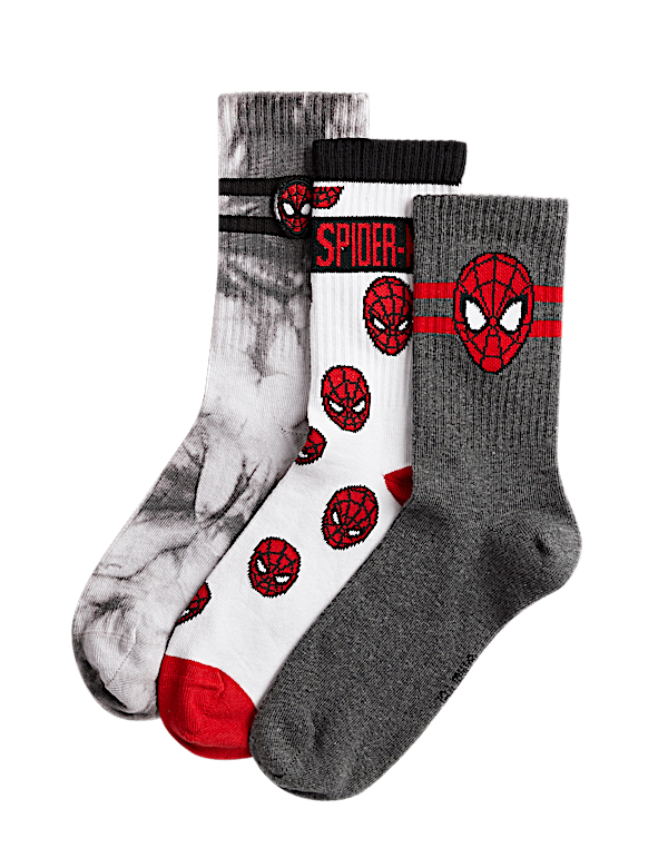 3pk Spider-Man™ Socks (6 Small - 7 Large)