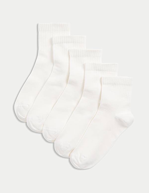 Lot de 5&nbsp;paires de chaussettes sport en coton (du 23&nbsp;au 40,5) - CH