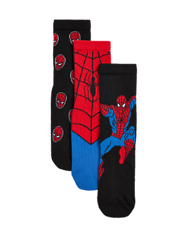 3pk Cotton Rich Spider-Man™ Socks