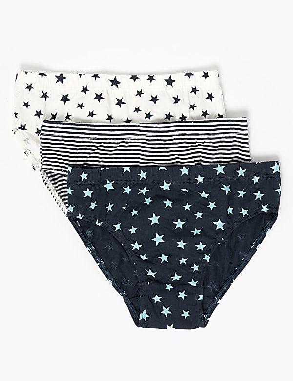 7 Pack Cotton with Stretch Star Briefs (2-7 Yrs)