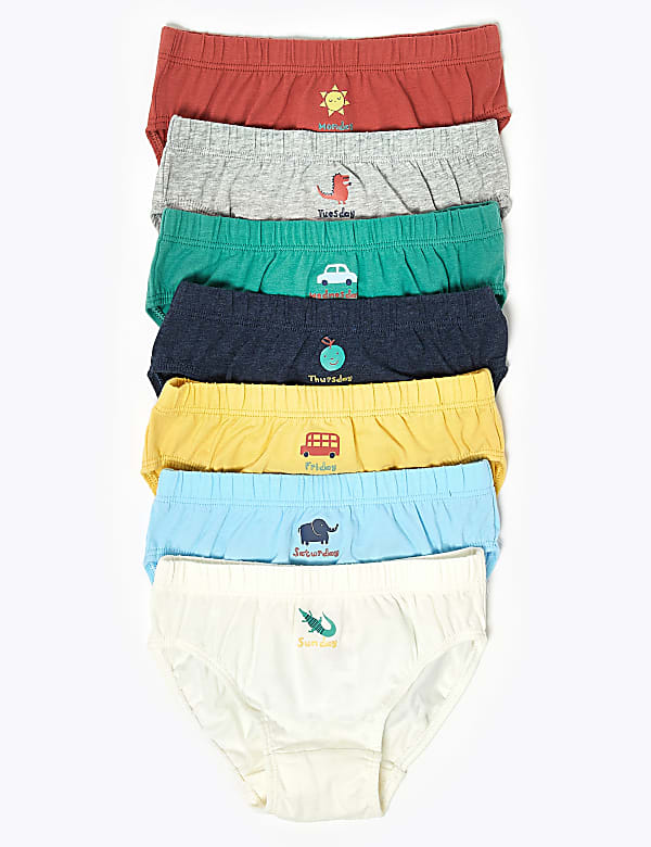 7 Pack Days of the Week Briefs (2-7 Yrs)