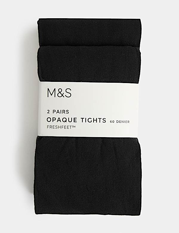 Pack de 2 pares de medias escolares de 60 deniers (3-16 a&ntilde;os) - US