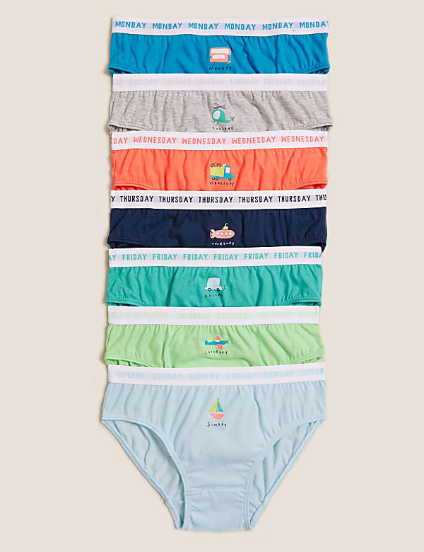 7pk Pure Cotton Days Of The Week Briefs