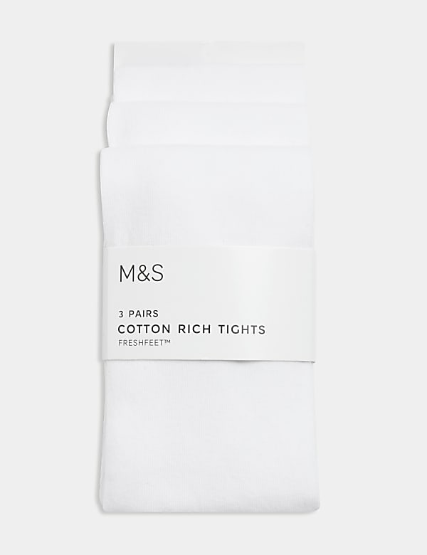 White cotton school tights sale