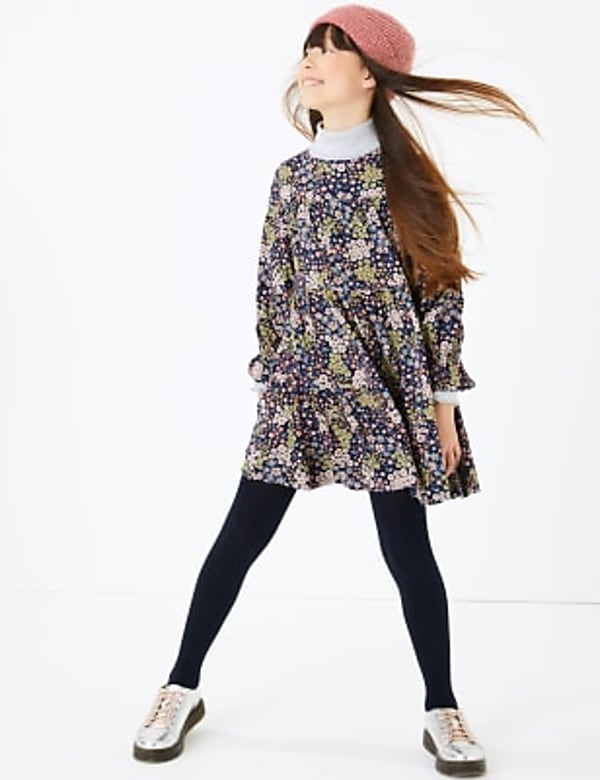 2pk Wool Thermal Tights (4-14 Yrs)