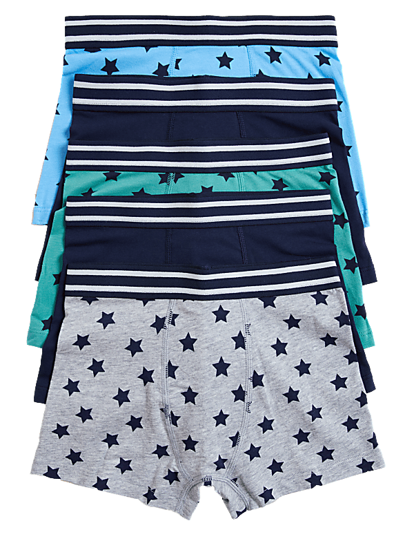 Cotton Rich Star Print Trunks