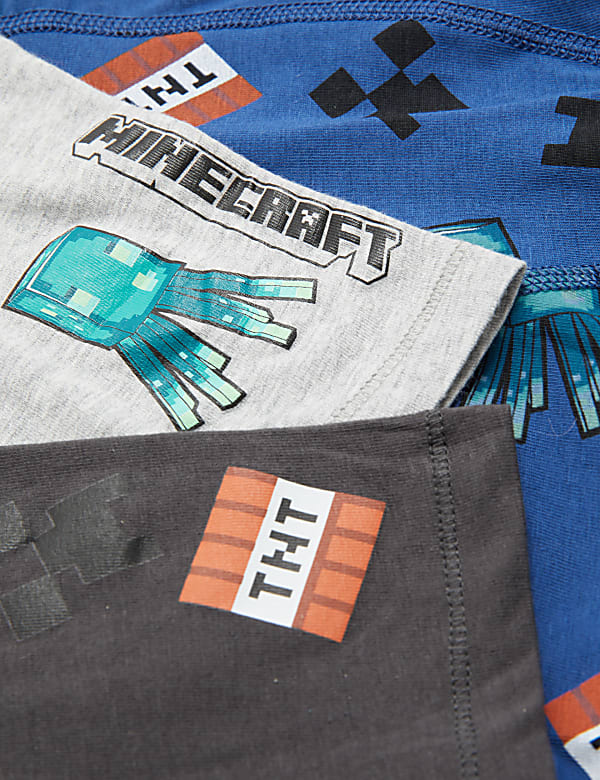 3pk Cotton Rich Minecraft™ Trunks