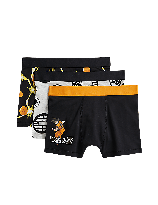 3pk Cotton Rich DragonBall Z™ Trunks (5-16 Yrs)