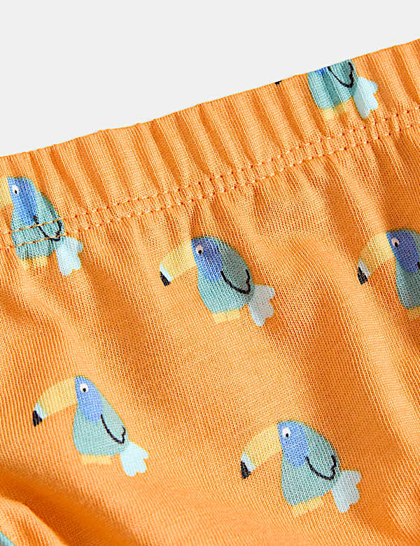 7pk Pure Cotton Animal Briefs (2-8 Years)