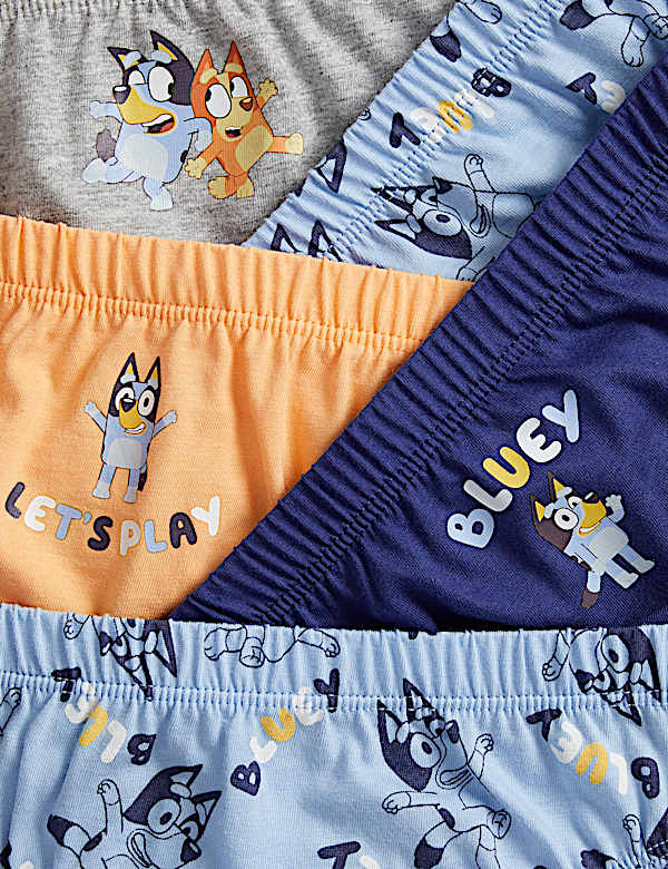 5pk Pure Cotton Bluey™ Briefs (2-8 Yrs)