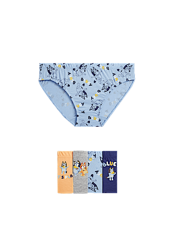 5pk Pure Cotton Bluey™ Briefs (2-8 Yrs)